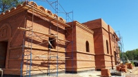 Продолжается строительство храма на подворье Петропавловского женского монастыря в Хабаровске
