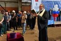 Священник благословил начало строительства нового судна на хабаровском заводе
