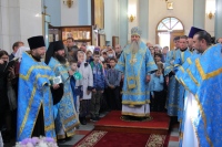 В праздник Успения Богородицы владыка Артемий возглавил Божественную литургию в Градо-Хабаровском Успенском соборе