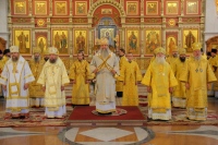 В день юбилея владыка Артемий возглавил Божественную литургию в главном соборе Хабаровска