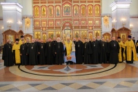 Митрополит Артемий возглавил молебен перед началом Сбора военного духовенства