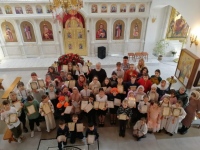 Рекордное число юных хабаровчан объединил творческий конкурс «Пасхальная радость» в храме Александра Невского