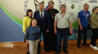 Хабаровский священник поздравил спортсменов на физкультурно-спортивном фестивале для инвалидов