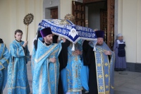 В канун праздника Успения Пресвятой Богородицы митрополит Артемий совершил всенощное бдение в кафедральном соборе Хабаровска