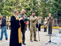 Хабаровский священник благословил казачат на военно-спортивную игру