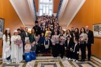 Руководитель епархиального Семейного сектора посетил торжественный приём, посвященный Дню Матери