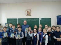 В Русской классической школе прошёл открытый урок с православным писателем Алексеем Максимовым