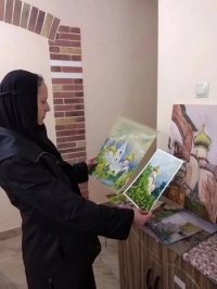 Юные художники посетили Петропавловский женский монастырь