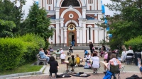 Конкурс-пленэр «Свет храмов России» стартовал в Успенском соборе