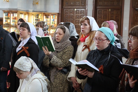Православная молодежь Хабаровска приняла участие в панихиде по всем почившим в годы Великой Отечественной войны