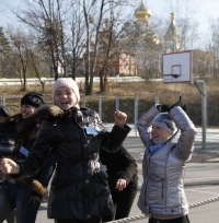 Приход хабаровского храма преподобного Серафима Саровского принял участие в спортивном празднике «День здоровья»