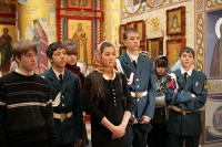 Участники военно-патриотического слета «Спецназ России» посетили кафедральный собор и духовную семинарию