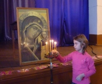 В Доме культуры села Лесопильное состоялось первое собрание православной общины