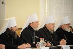 Архиереи Приамурской митрополии приняли участие в совещании, возглавляемом Святейшим Патриархом Кириллом<br />