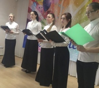 Приходской хор храма Серафима Саровского дал концерт в Доме ветеранов