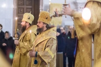 Глава Приамурской митрополии возглавил Всенощное бдение в кафедральном соборе Хабаровска
