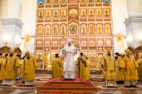Пятилетие Приамурской митрополии молитвенно отпраздновали в Спасо-Преображенском соборе