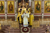 Правящий архиерей совершил новогодний молебен в главном храме Хабаровска