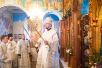 Митрополит Владимир возглавил Божественную литургию в храме святого благоверного князя Даниила Московского