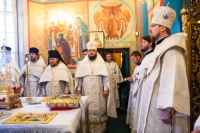 Митрополит Владимир совершил Божественную литургию в праздник Обрезания Господня