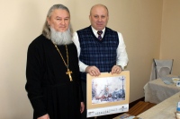 Глава администрации поздравил настоятеля  Покровского храма с праздником Крещения Господня