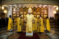 Митрополит Хабаровский и Приамурский Владимир возглавил Божественную литургию в неделю о блудном сыне