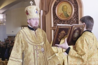 Митрополит Владимир совершил Божественную литургию в неделю о Страшном суде
