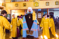 Митрополит Владимир возглавил Всенощное бдение накануне дня памяти святителя Иннокентия Иркутского