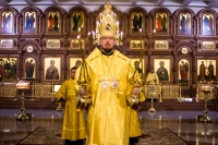 Глава Приамурской митрополии совершил Божественную литургию в Спасо-Преображенском кафедральном соборе