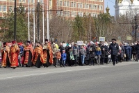 Крестный ход прошел по Железнодорожному району Хабаровска