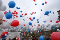 Празднование на Покровском приходе: полевая кухня, спортплощадка и воздушные шары