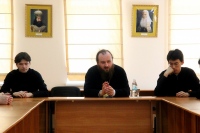 Ректор Коломенской духовной семинарии встретился с хабаровскими семинаристами