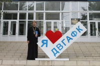 Руководитель социального отдела Хабаровской епархии встретился с первокурсниками Академии физической культуры