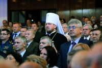 Митрополит Владимир посетил торжественное собрание, посвященное 79-й годовщине со дня образования Хабаровского края.