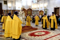 В канун Недели 21-й по Пятидесятнице митрополит Владимир совершил всенощное бдение