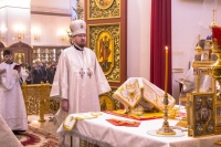 Митрополит Владимир совершил Божественную литургию в Рождественский сочельник