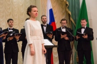 Рождественские песнопения на разных языках исполнил Архиерейский хор в Хабаровской семинарии