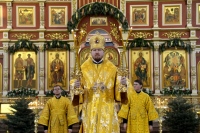 В день Обрезания Господня митрополит Владимир совершил Божественную литургию