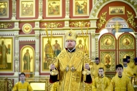 В Неделю 36-ю по Пятидесятнице, о Страшном суде, митрополит Владимир возглавил Божественную литургию