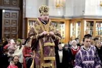В Неделю Торжества Православия глава Приамурской митрополии совершил Божественную литургию в Спасо-Преображенском кафедральном соборе