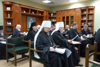 Митрополит Владимир принял участие в заседании комиссии Межсоборного присутствия по церковному управлению, пастырству и организации церковной жизни