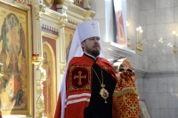 Глава Приамурской митрополии совершил всенощное бдение в Спасо-Преображенском кафедральном соборе