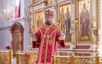 В Неделю 4-ю по Пасхе, о расслабленном, глава Приамурской митрополии совершил Божественную литургию