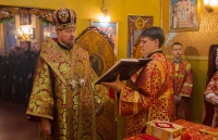 В день памяти святого великомученика Димитрия Солунского глава Приамурской митрополии возглавил Божественную литургию в воинском храме