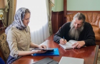 Владыка Артемий провел встречу с Информационным отделом Хабаровской епархии