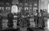 В пятницу первой седмицы Великого поста митрополит Артемий совершил Литургию Преждеосвященных Даров