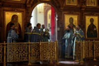В день своего рождения митрополит Хабаровский и Приамурский Артемий совершил Божественную литургию в кафедральном соборе Хабаровска