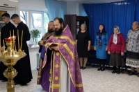 В новой молельной комнате в честь пророка Божиего Илии села Ильинка прошла первая Божественная литургия