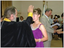 Выпуск в судостроительном колледже (26 июня 2010 года)