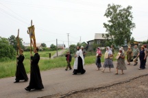 Миссионерская поездка в п. Малышево, 8 июля 2011 год.